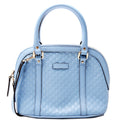 449654 Mini Dome Micro Guccissima Blue
