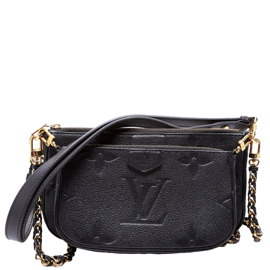 Multi Pochette Empreinte Black