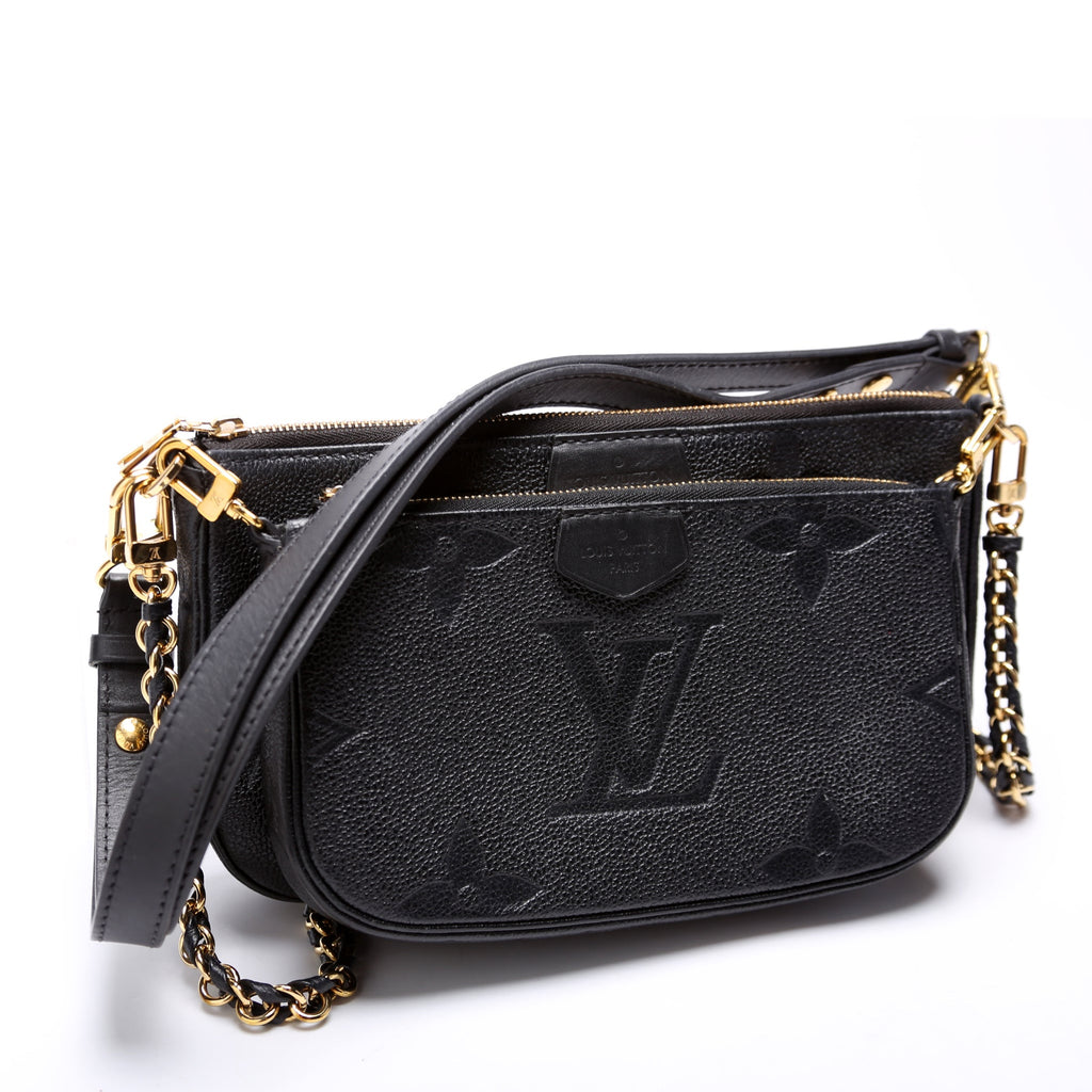 Multi Pochette Empreinte Black