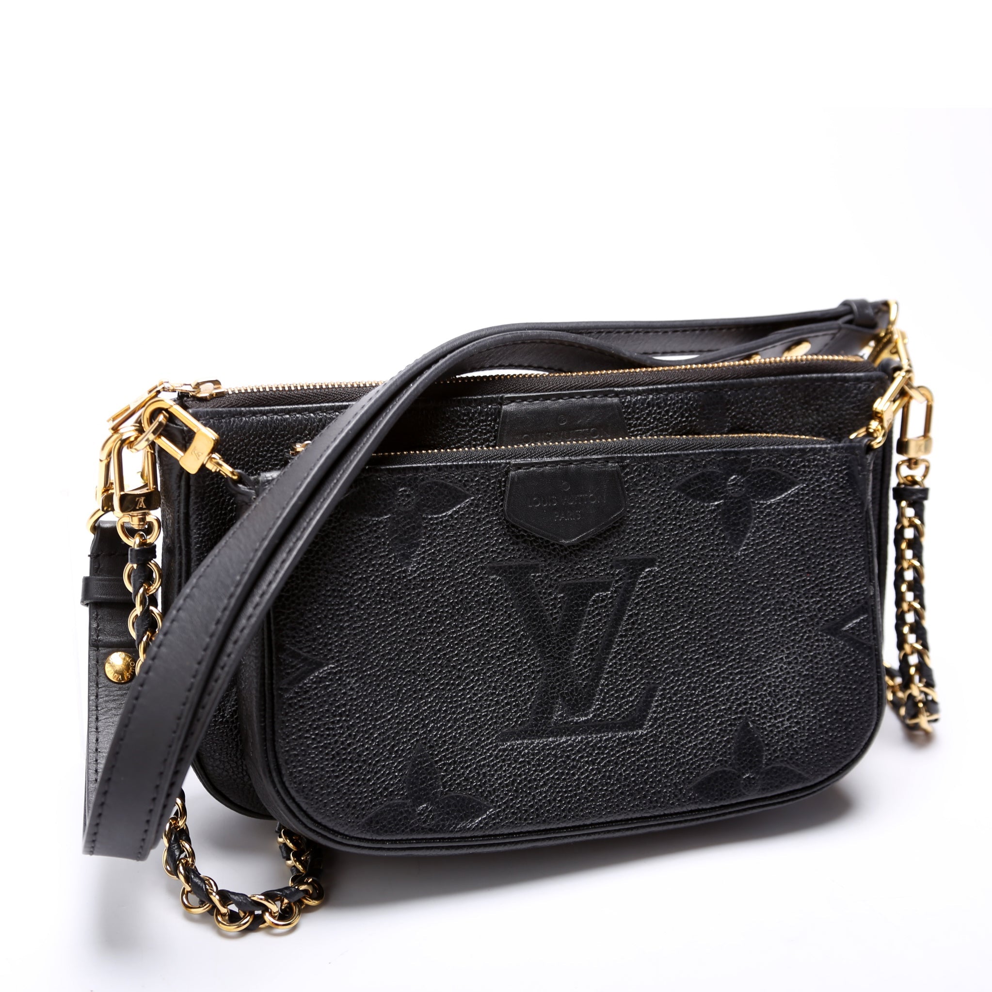 Multi Pochette Empreinte Black