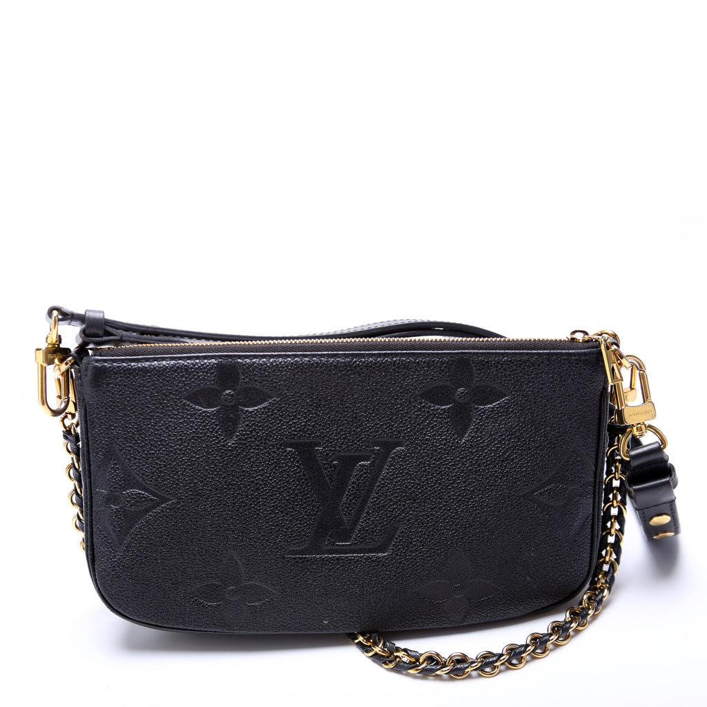 Multi Pochette Empreinte Black