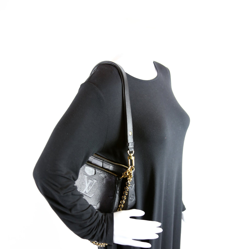 Multi Pochette Empreinte Black