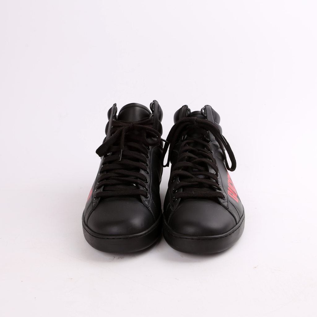 Gucci Ace Band High Top Sneakers Men's Size 9.5(Women's 41.5)