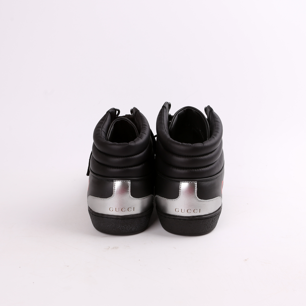 Gucci Ace Band High Top Sneakers Men's Size 9.5(Women's 41.5)