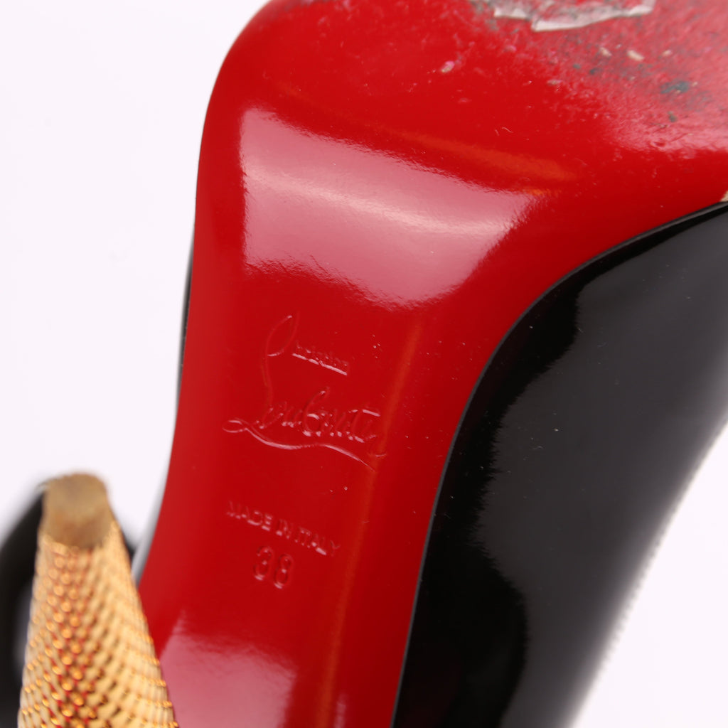 Lipchick Patent Leather 100 Pumps Size 38