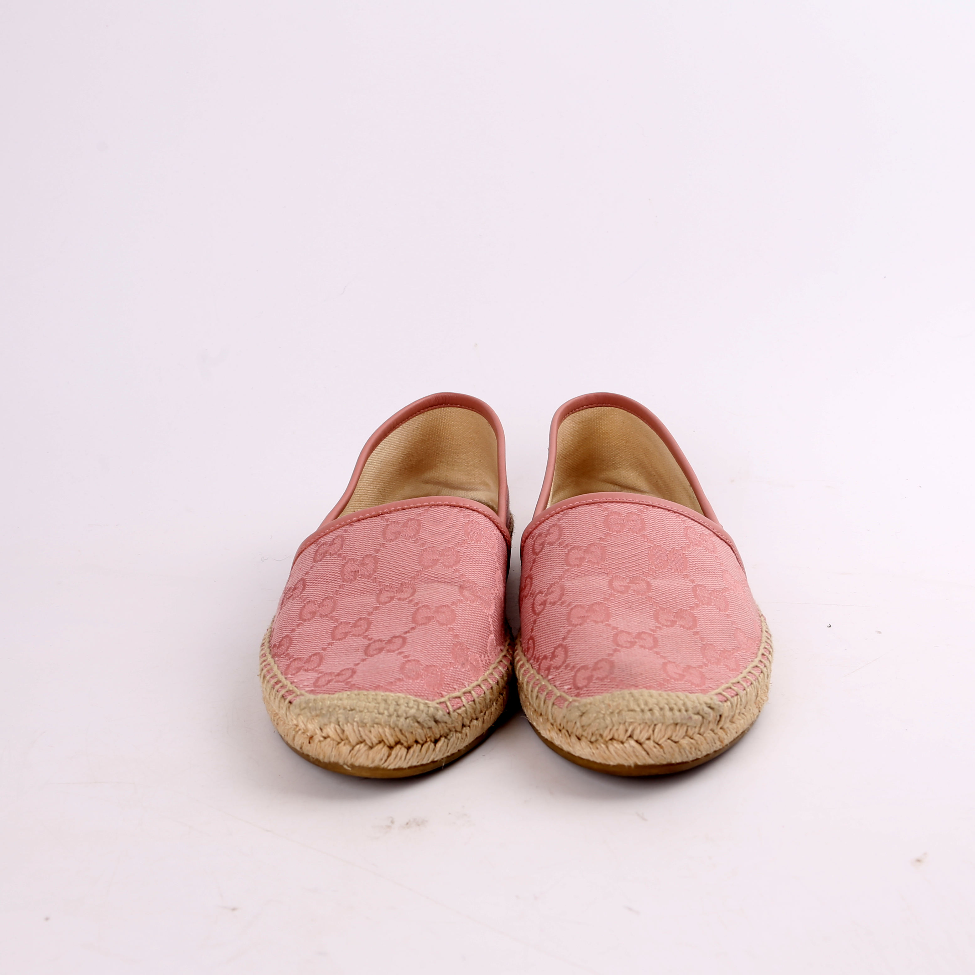 Gucci GG Canvas Espadrilles Size 39.5