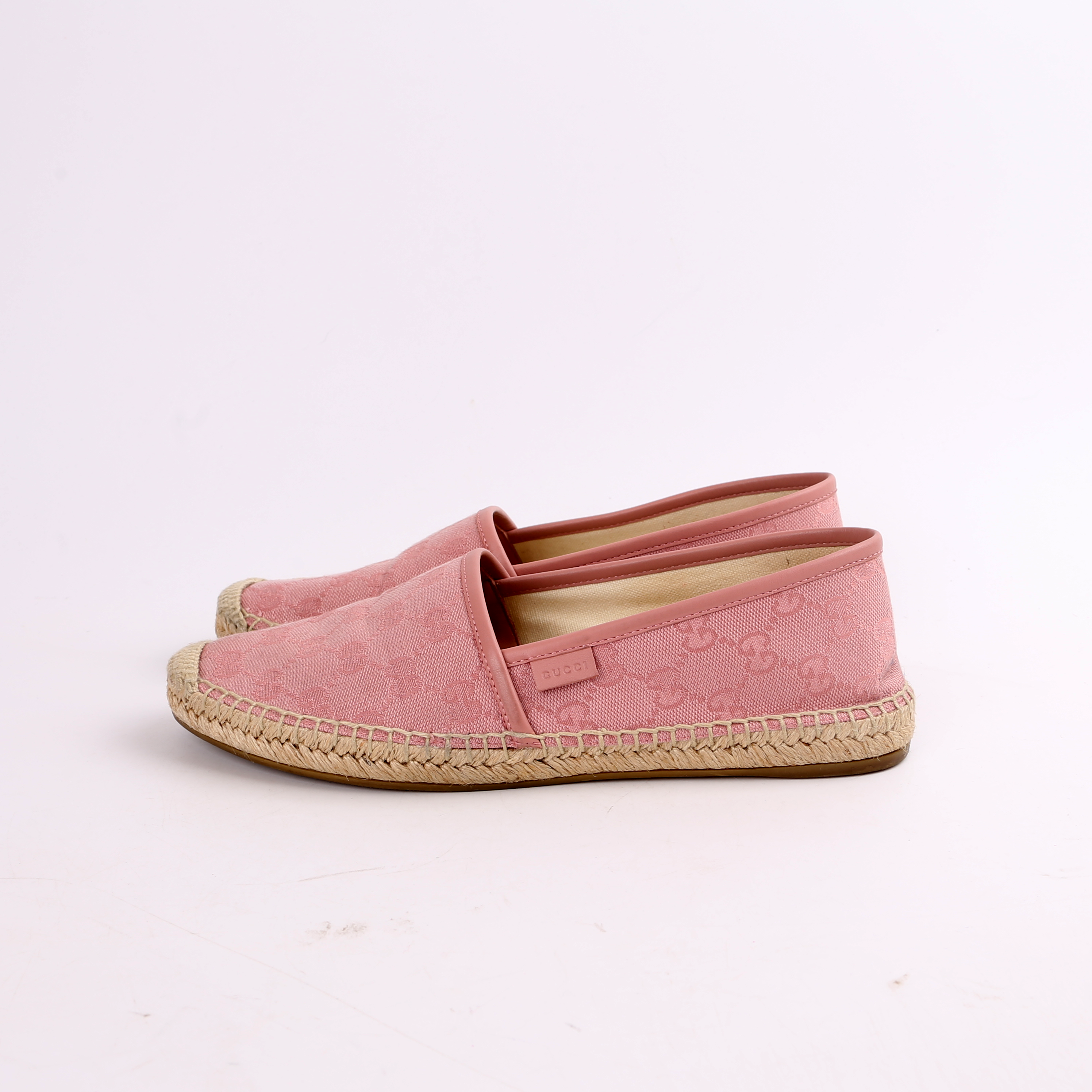 Gucci GG Canvas Espadrilles Size 39.5