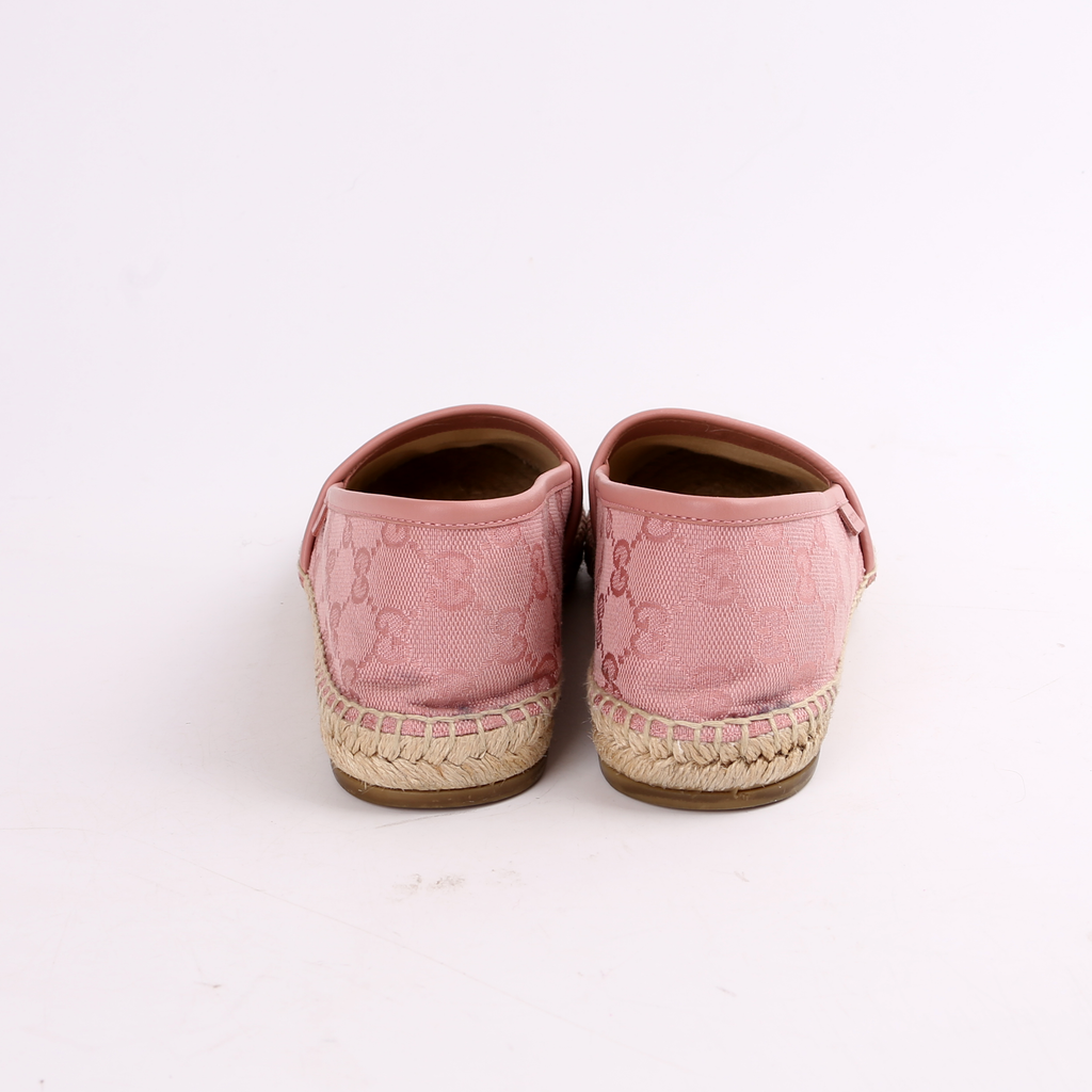 Gucci GG Canvas Espadrilles Size 39.5