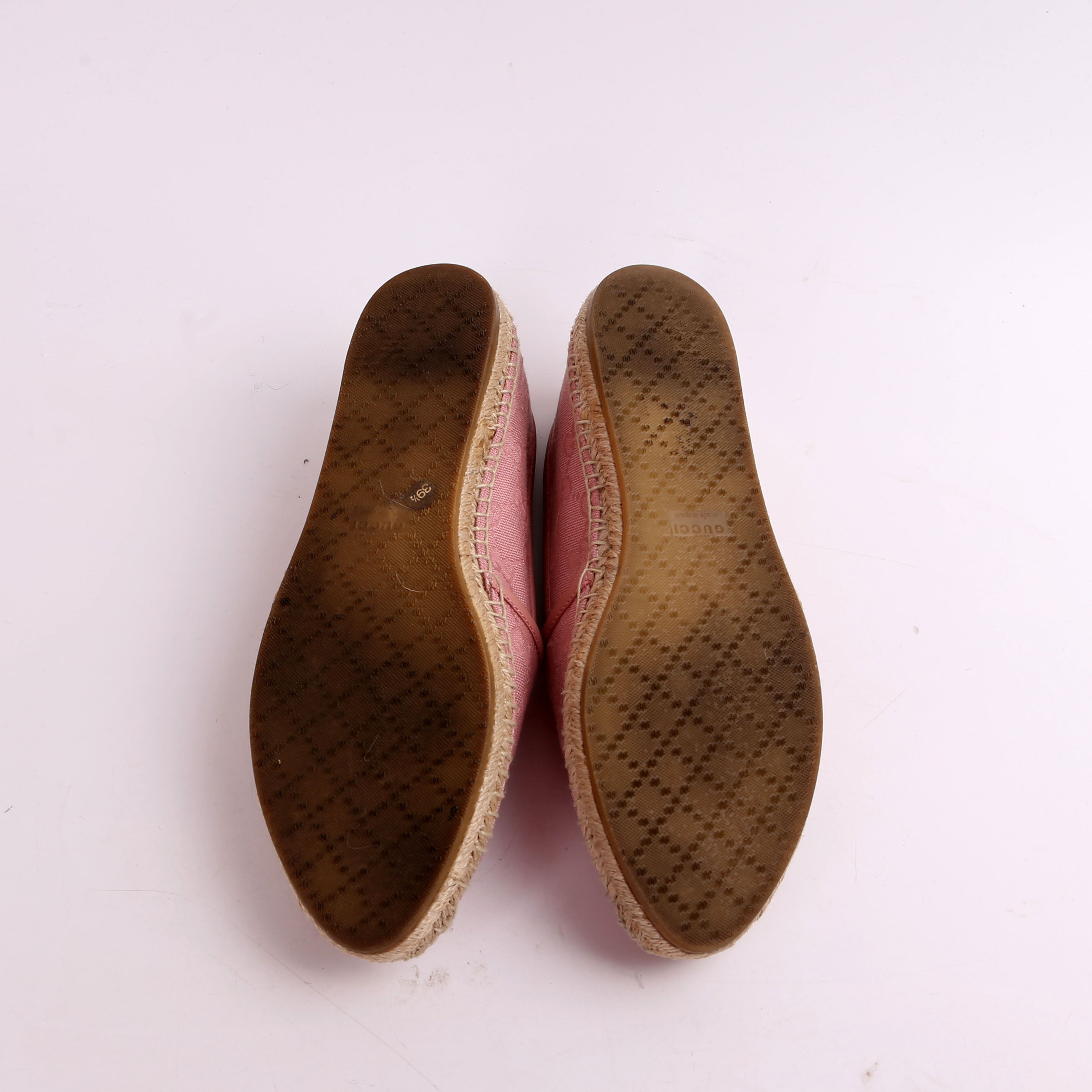 Gucci GG Canvas Espadrilles Size 39.5