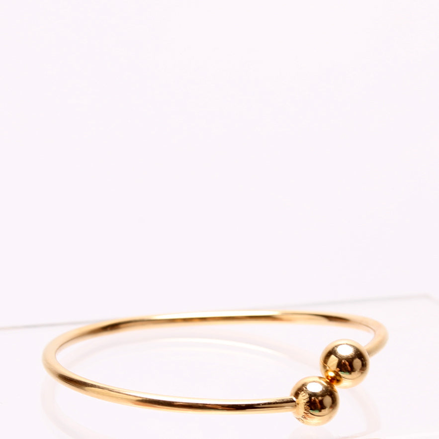 Hardware Ball Wire Bracelet 18K Gold
