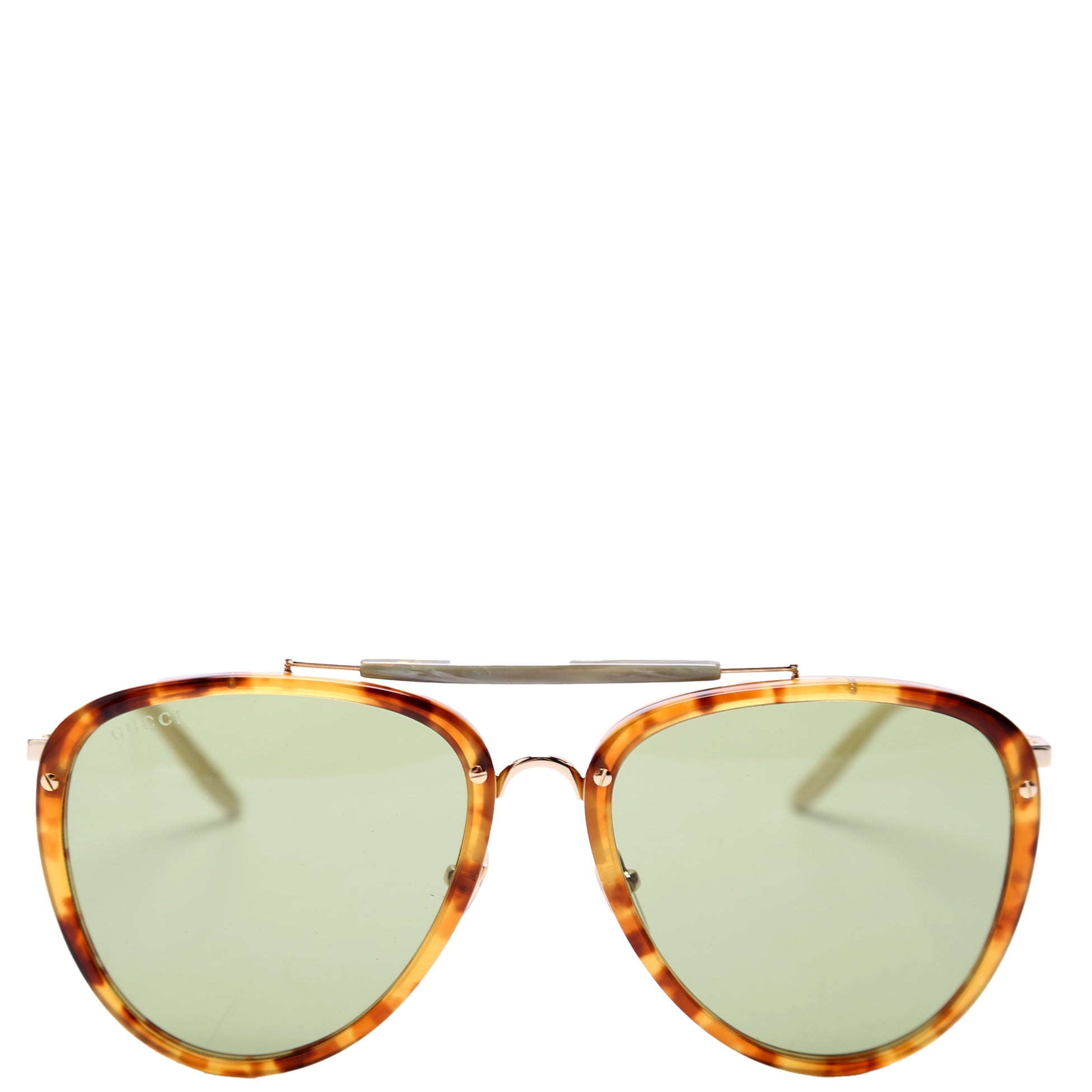 GG0672S Aviator Sunglasses Brown