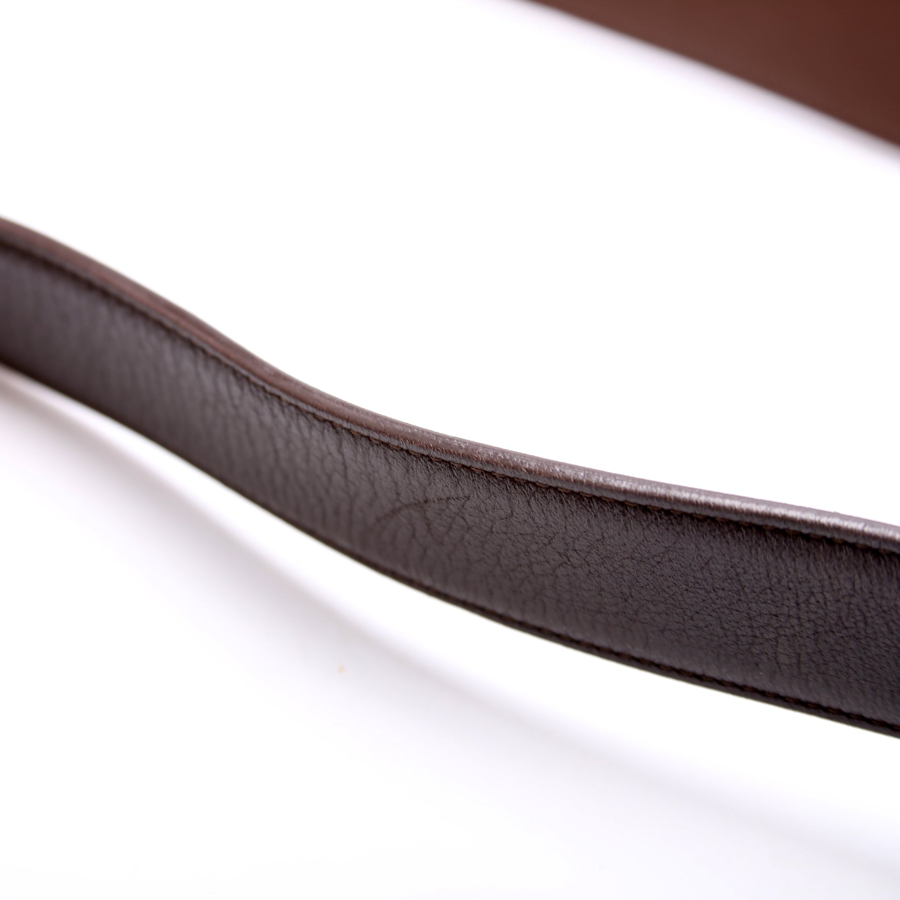 558088 Cassandre Thin Square Belt Size 90 Brown