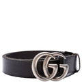 Gucci 414516 GG Marmont Belt Size 75/30 Black