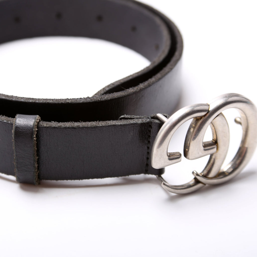 Gucci 414516 GG Marmont Belt Size 75/30 Black