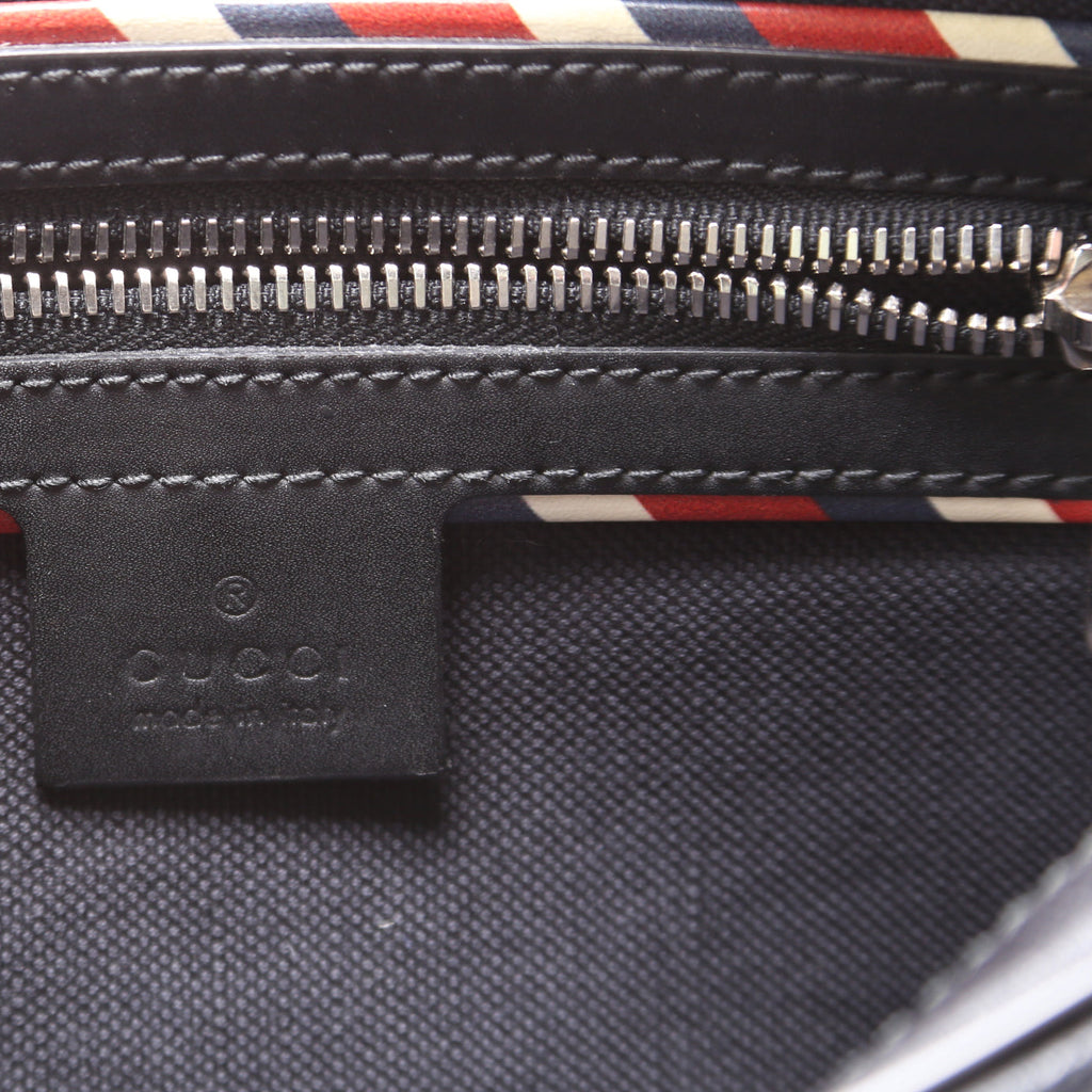 474293 Soft GG Supreme Night Courrier Belt Bag Black