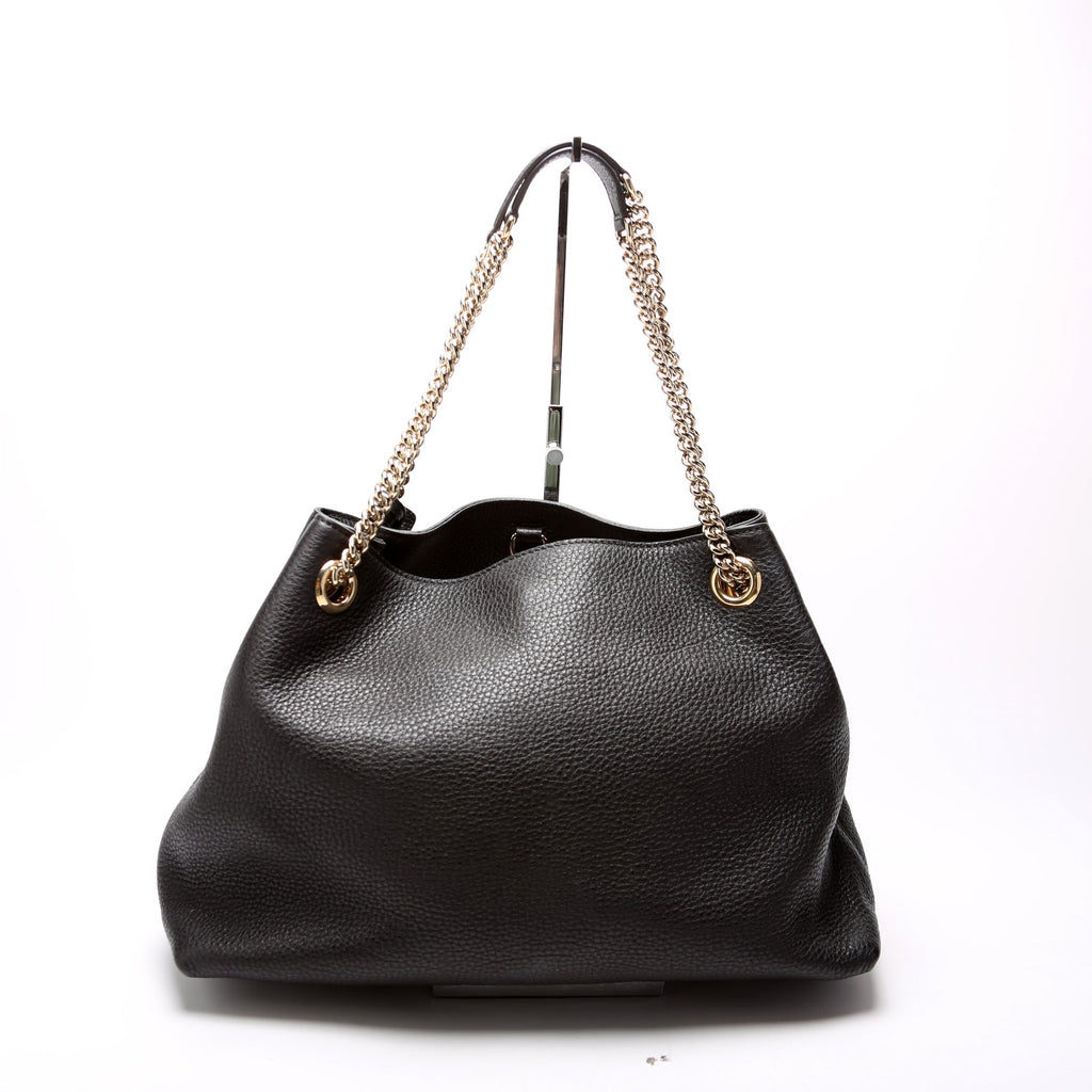 536196 Soho Chain Tote Newer Black