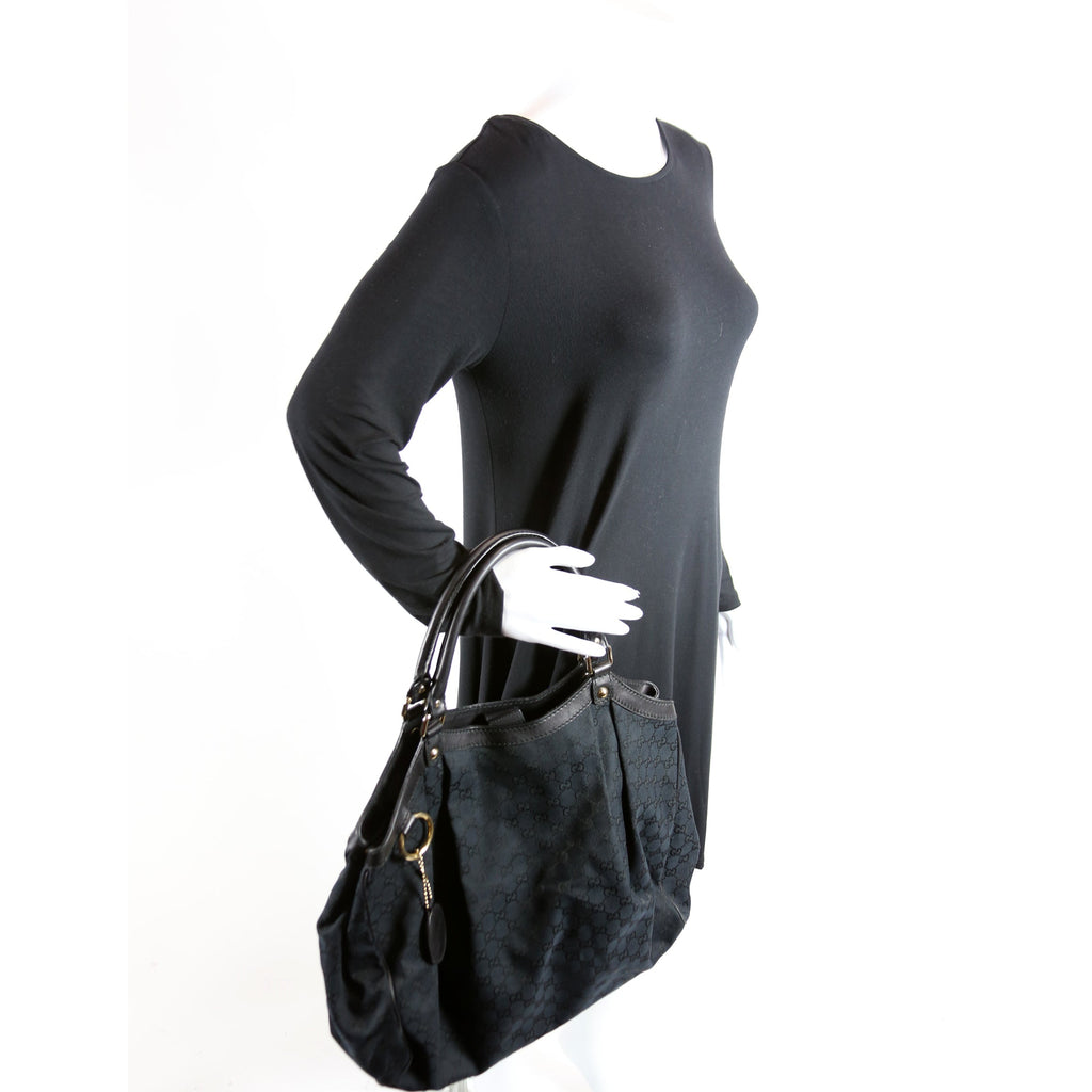 211943 Sukey GG Canvas Large Black