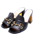 Horsebit Sandals Size 39 Black