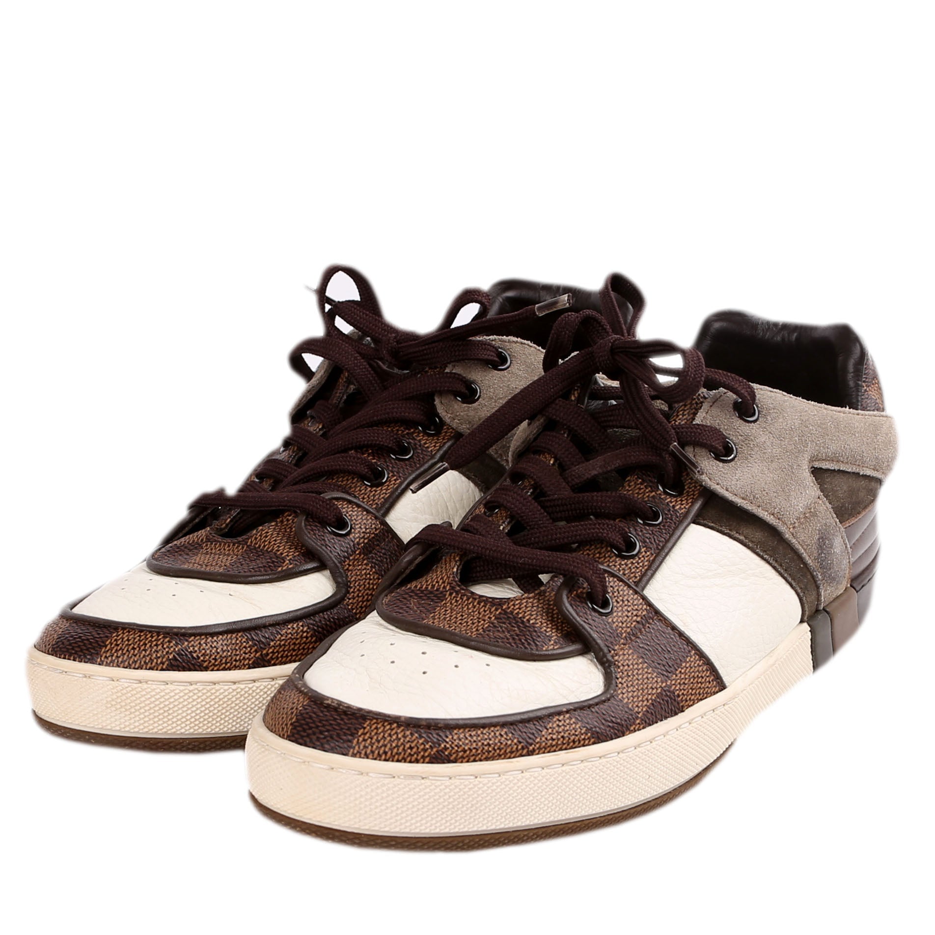 Damier Ebene Low Top Sneakers Size 37.5