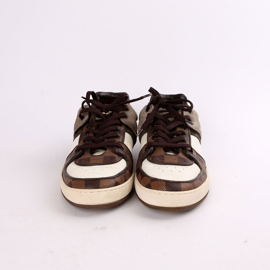 Damier Ebene Low Top Sneakers Size 37.5
