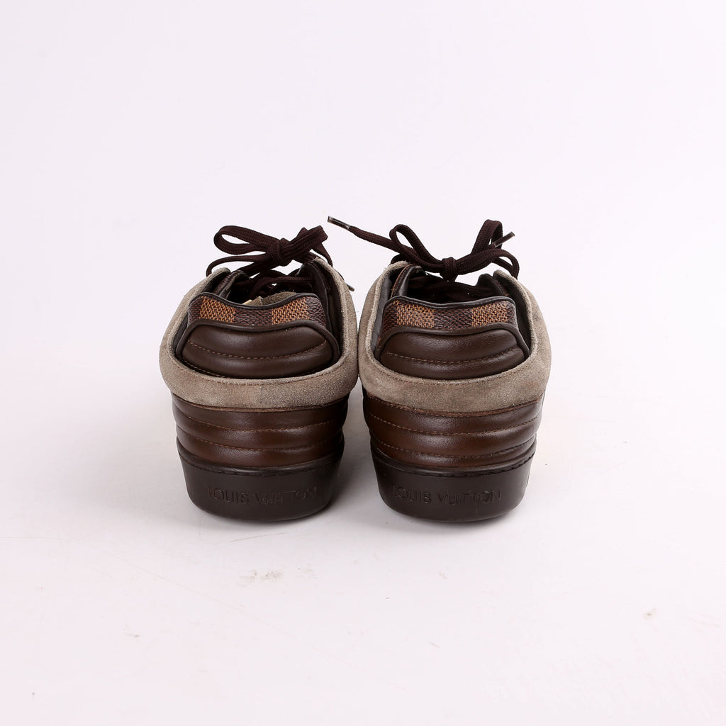 Damier Ebene Low Top Sneakers Size 37.5