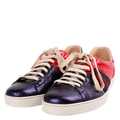 Gucci Metallic Ayers Web Sneakers Size 41