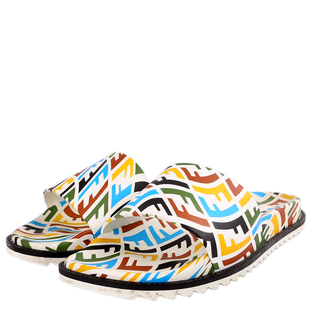 Fendi FF Vertigo Slides Mens Size 39 (Womens 41)