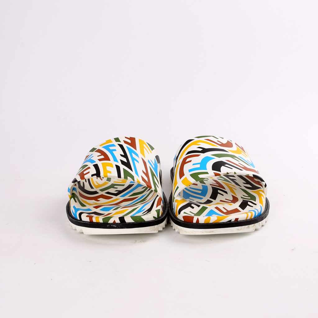 Fendi FF Vertigo Slides Mens Size 39 (Womens 41)