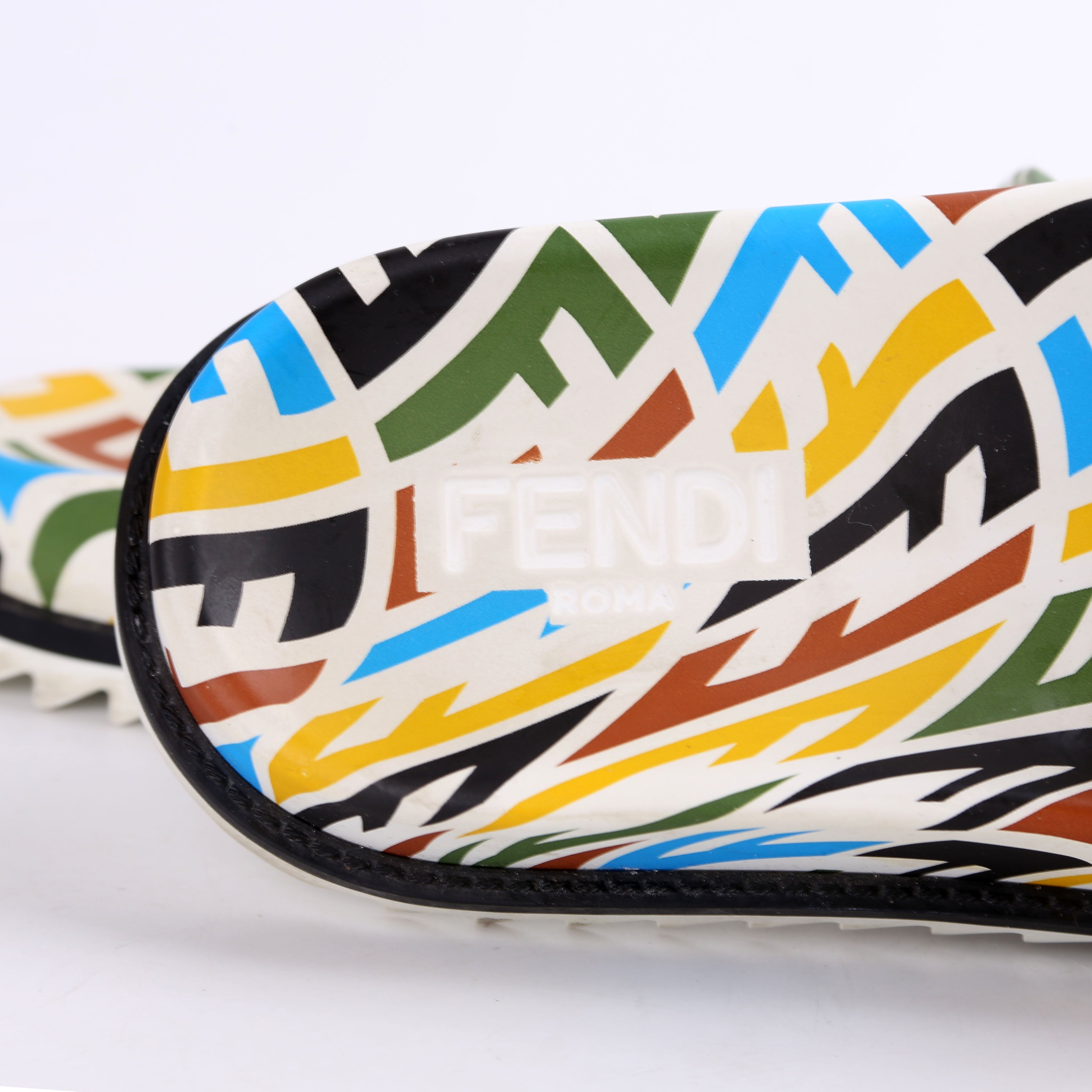Fendi FF Vertigo Slides Mens Size 39 (Womens 41)