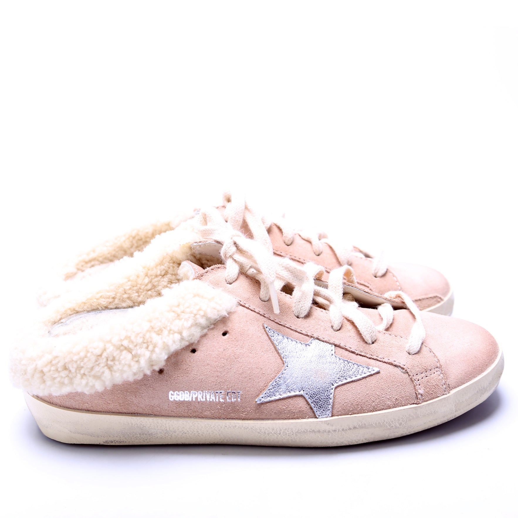 Superstar Sabot Shearling Size 38 Beige