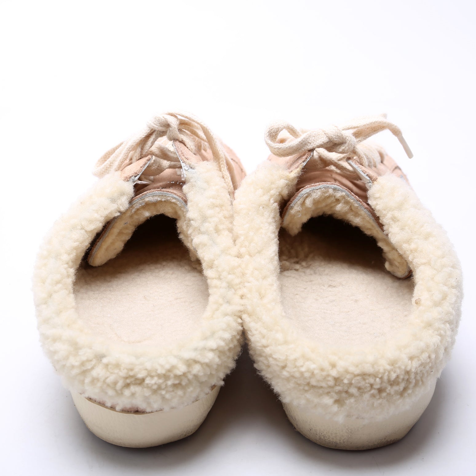 Superstar Sabot Shearling Size 38 Beige