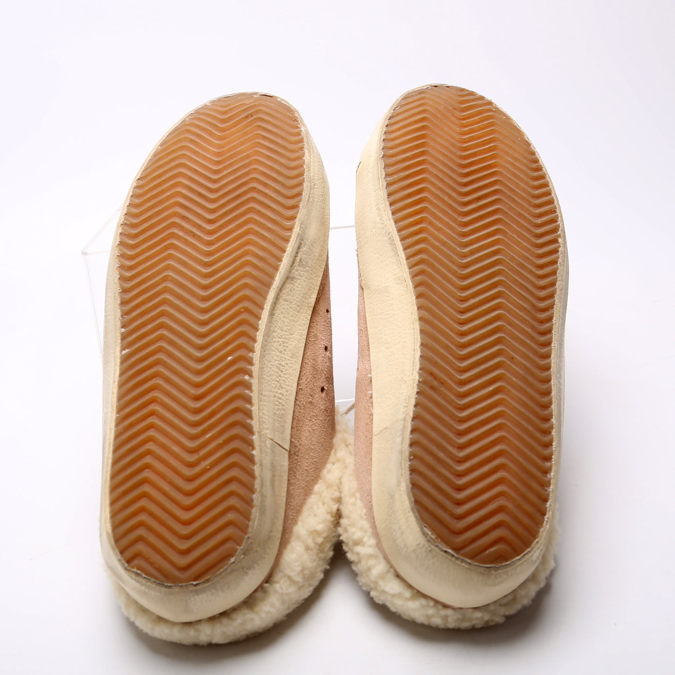 Superstar Sabot Shearling Size 38 Beige