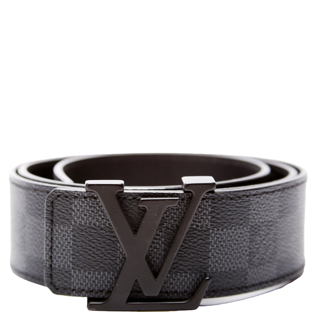 LV Initiales 40MM Graphite Belt Size 85/34