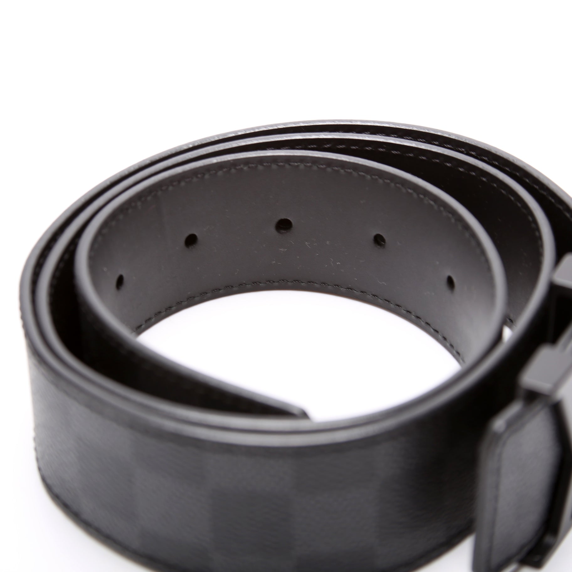 LV Initiales 40MM Graphite Belt Size 85/34