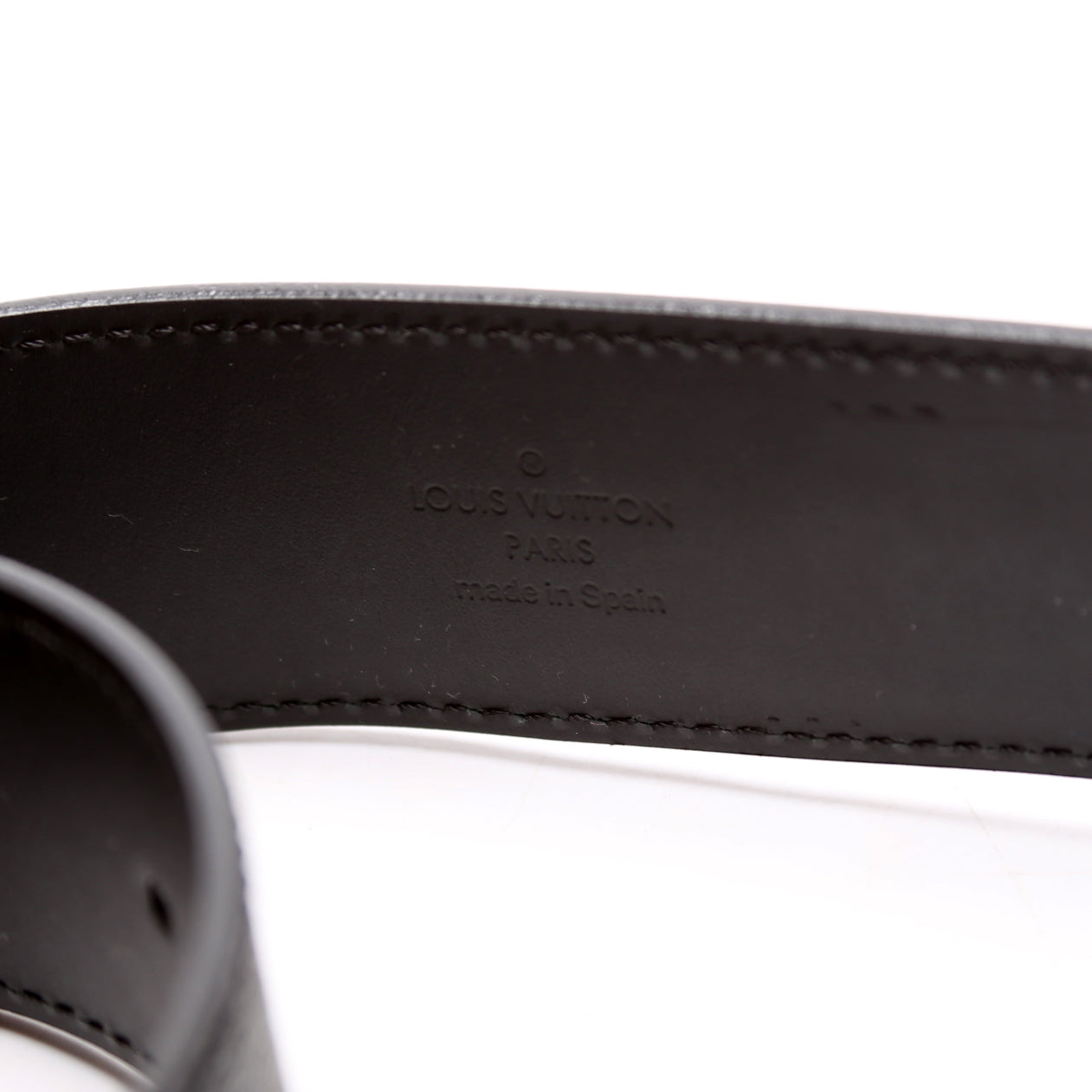 LV Initiales 40MM Graphite Belt Size 85/34