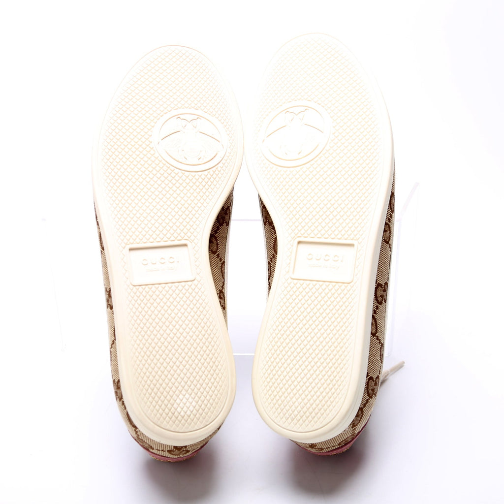 GG Canvas/Suede Falacer Sneakers Size 36.5 Brown