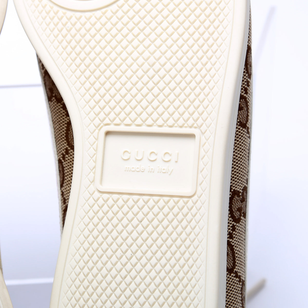 GG Canvas/Suede Falacer Sneakers Size 36.5 Brown