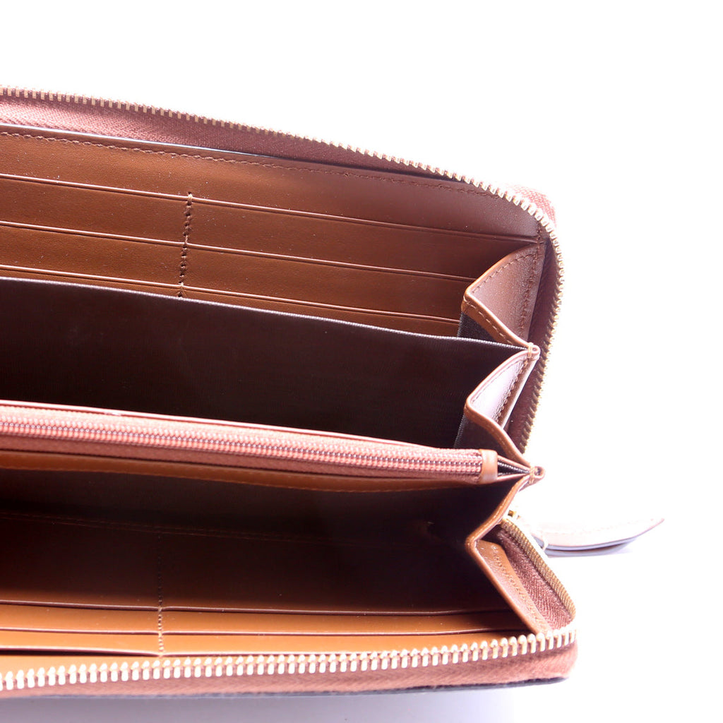 779786 GG Supreme Zip Around Wallet Brown