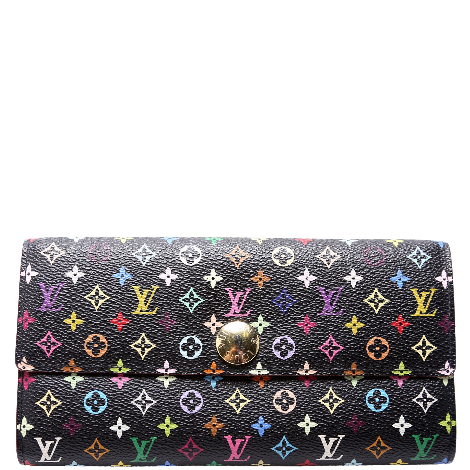 Sarah Wallet Multicolor Black
