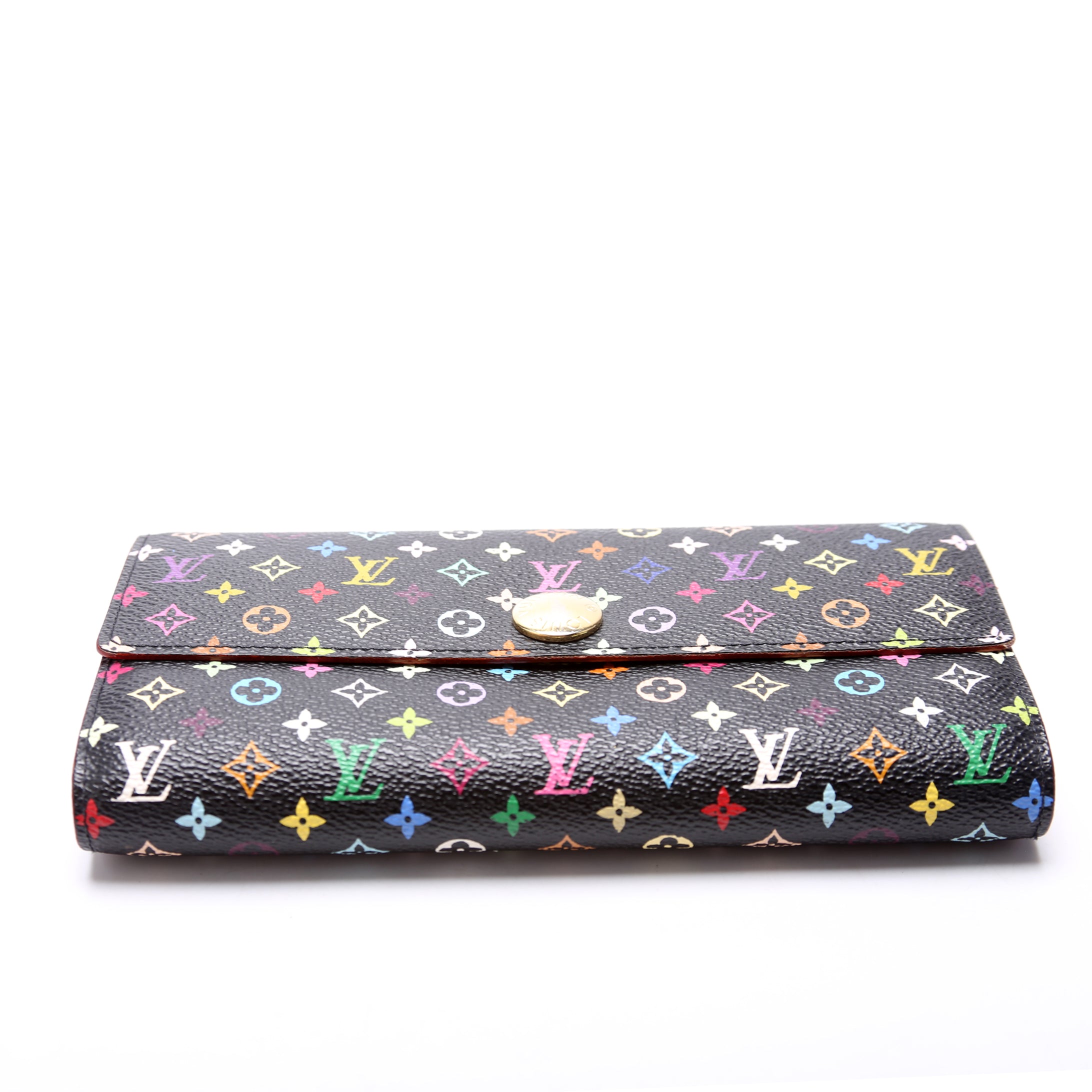 Sarah Wallet Multicolor Black