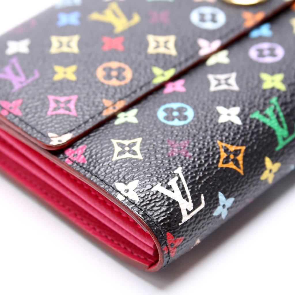 Sarah Wallet Multicolor Black