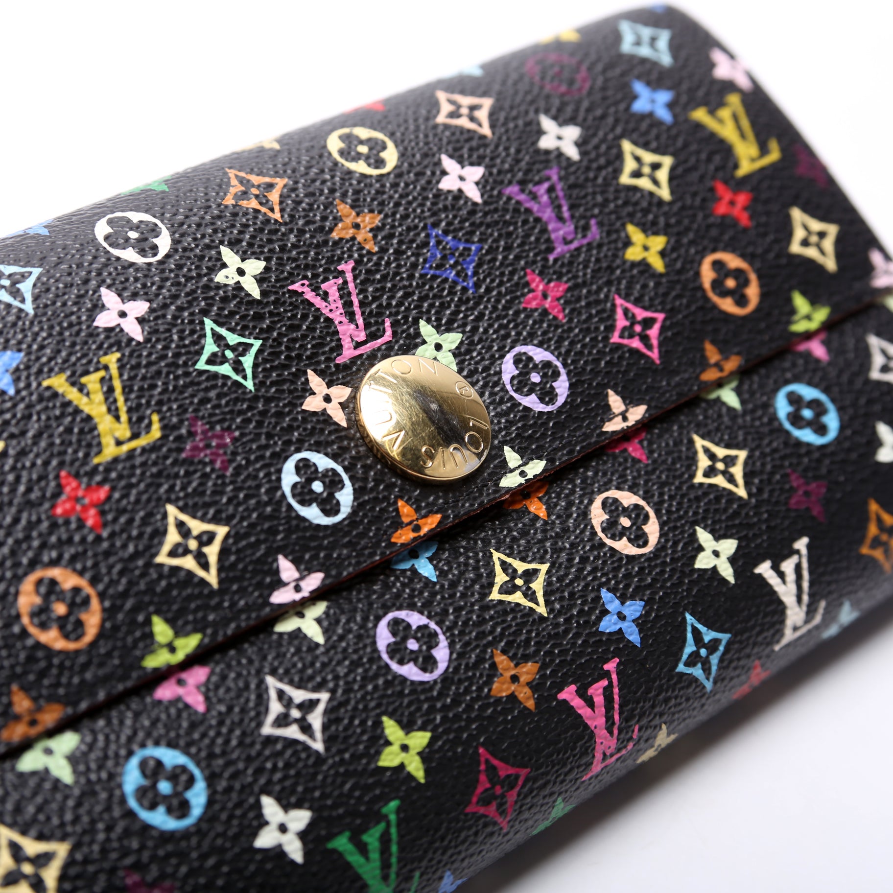 Sarah Wallet Multicolor Black