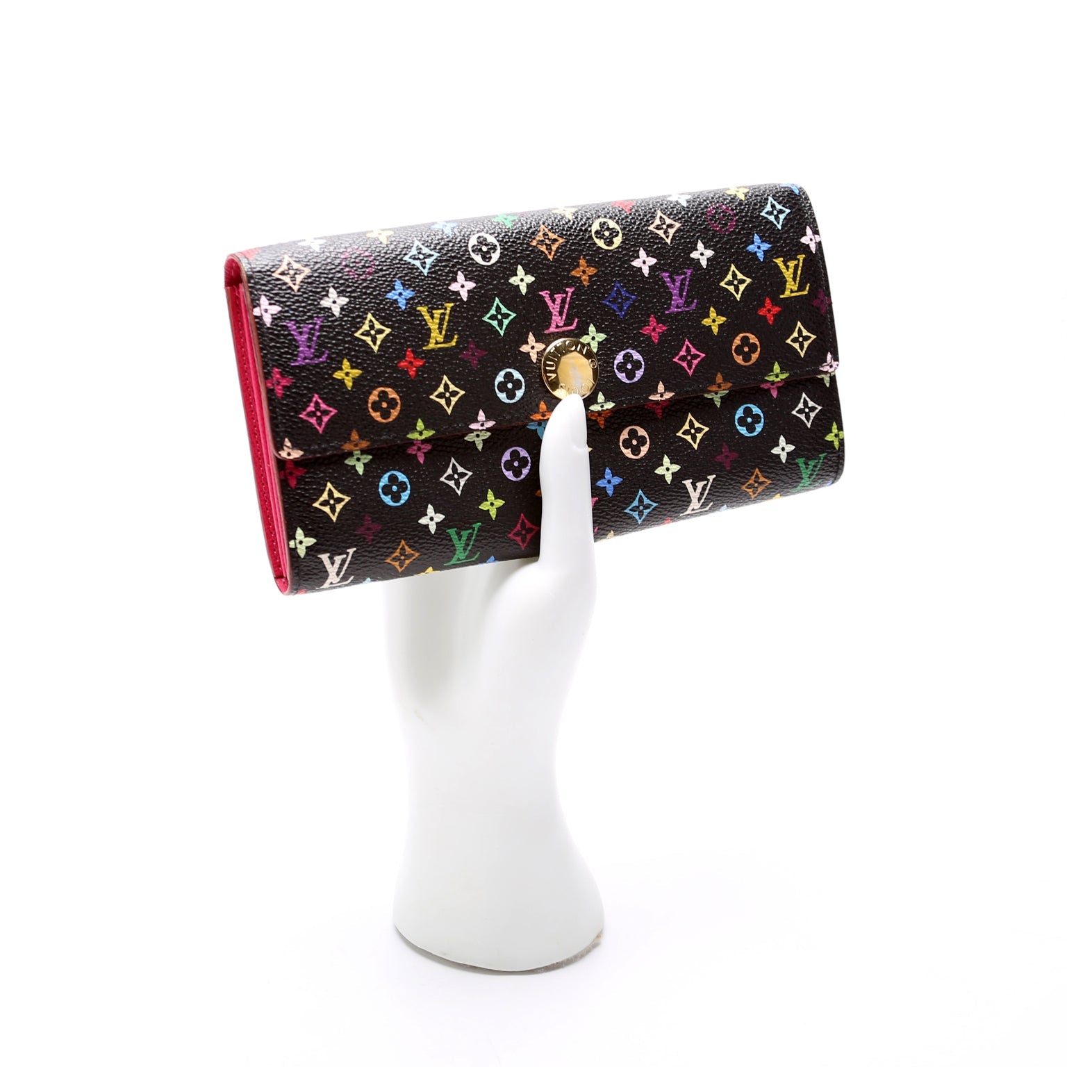 Sarah Wallet Multicolor Black