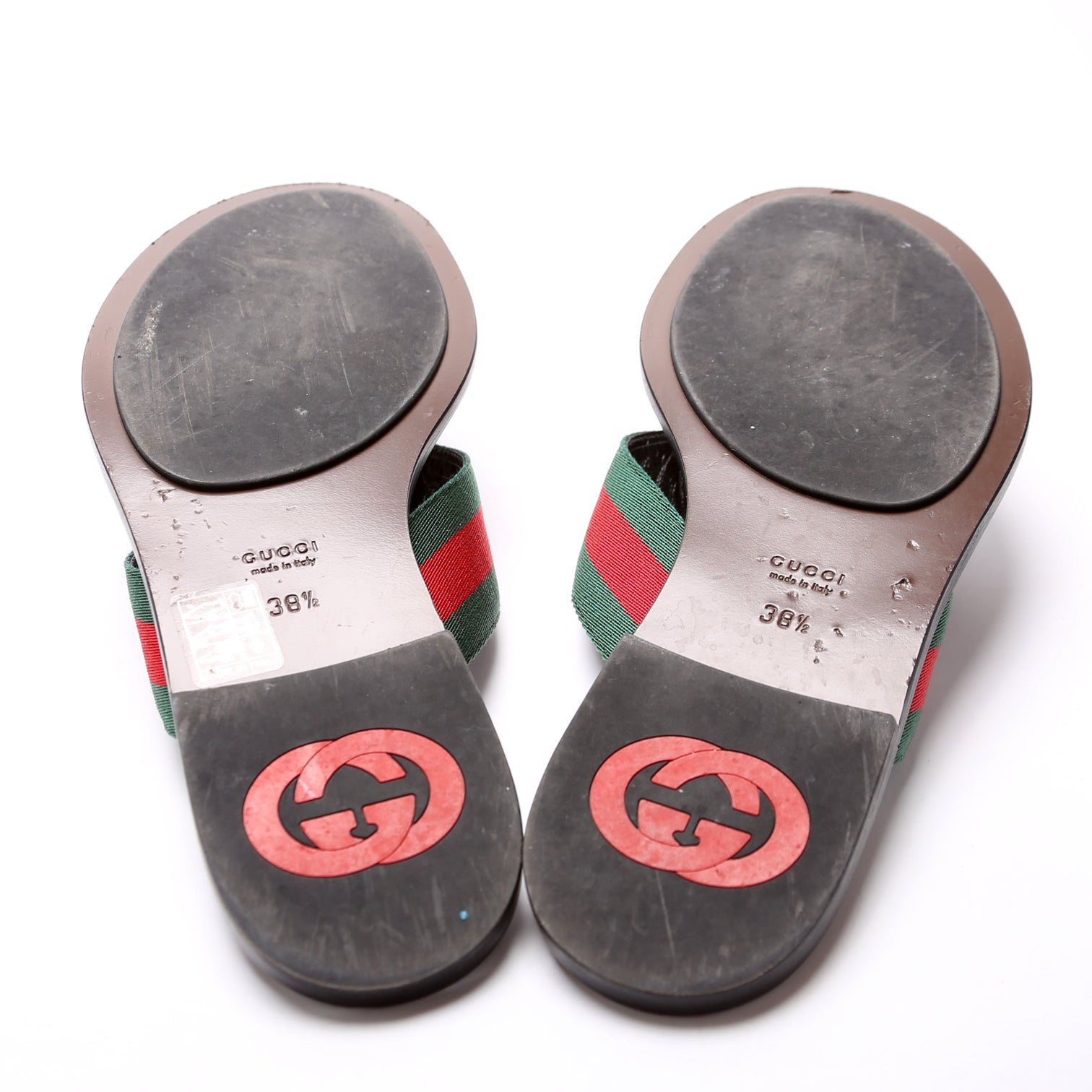 GG Web Strap Flip Flops Size 38.5