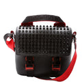 Loubiclic Spikes Small Messenger Black