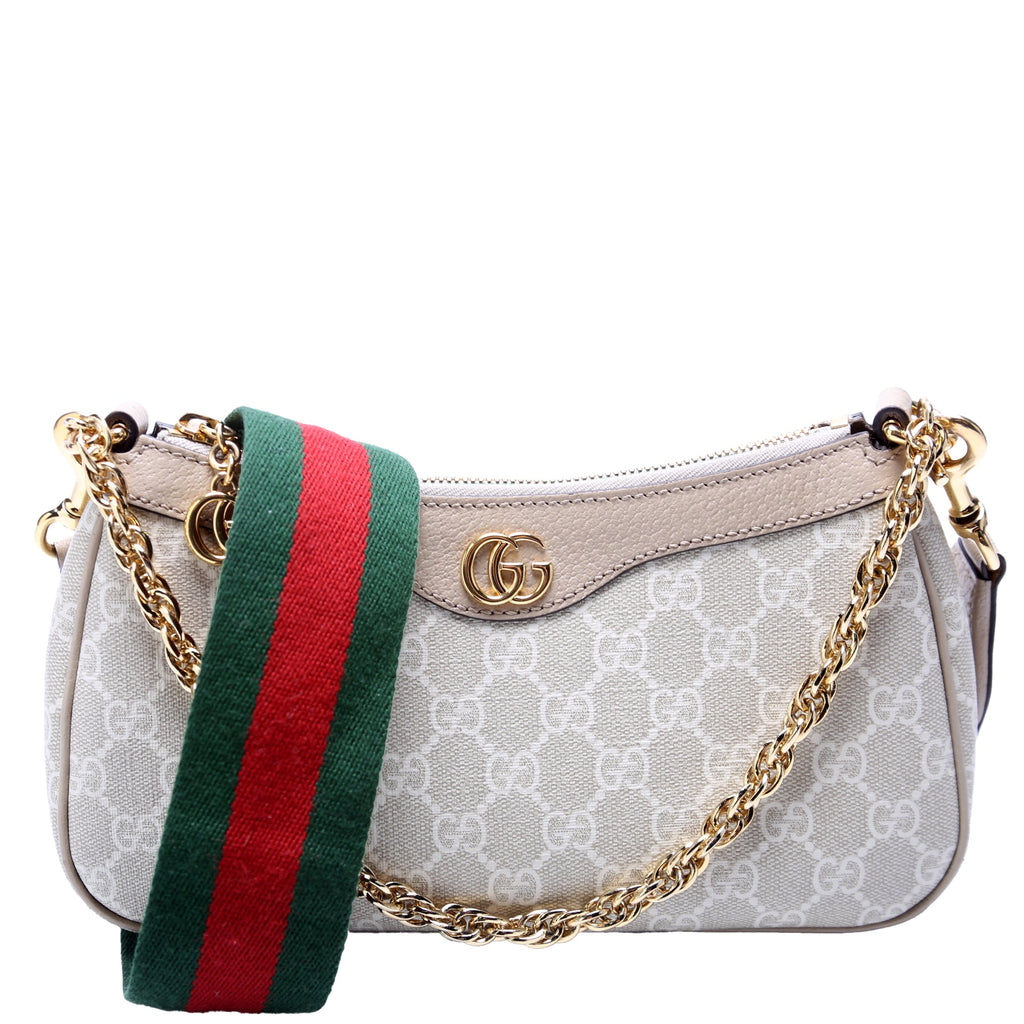 735132 GG Supreme Small Handbag Beige