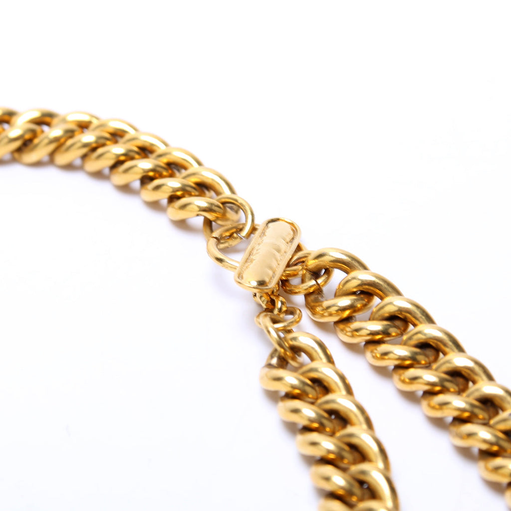 CC Medallion Toggle Belt Size 85 Gold