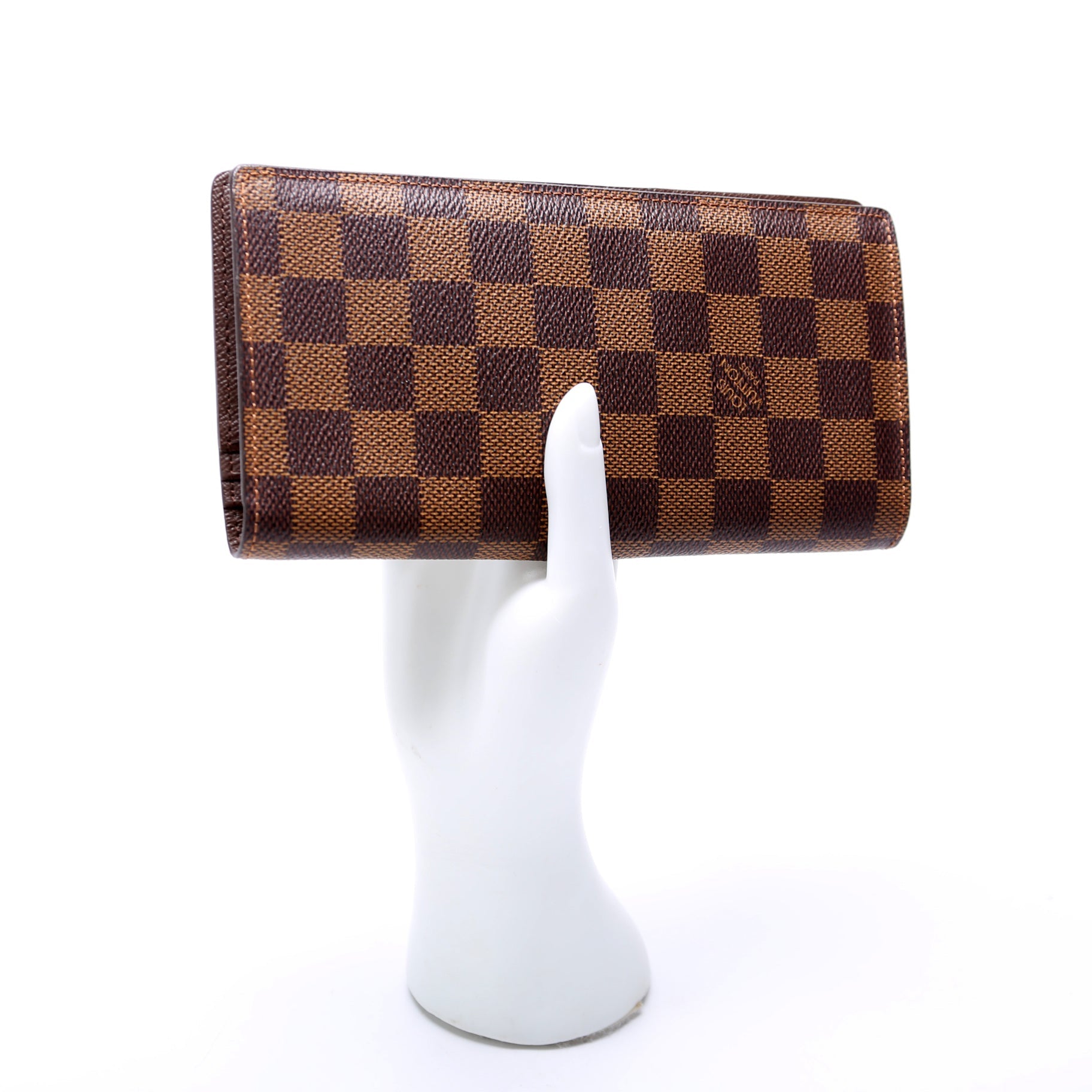 Brazza Wallet Damier Ebene