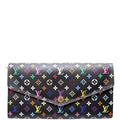 Sarah Wallet NM Multicolor Monogram Black