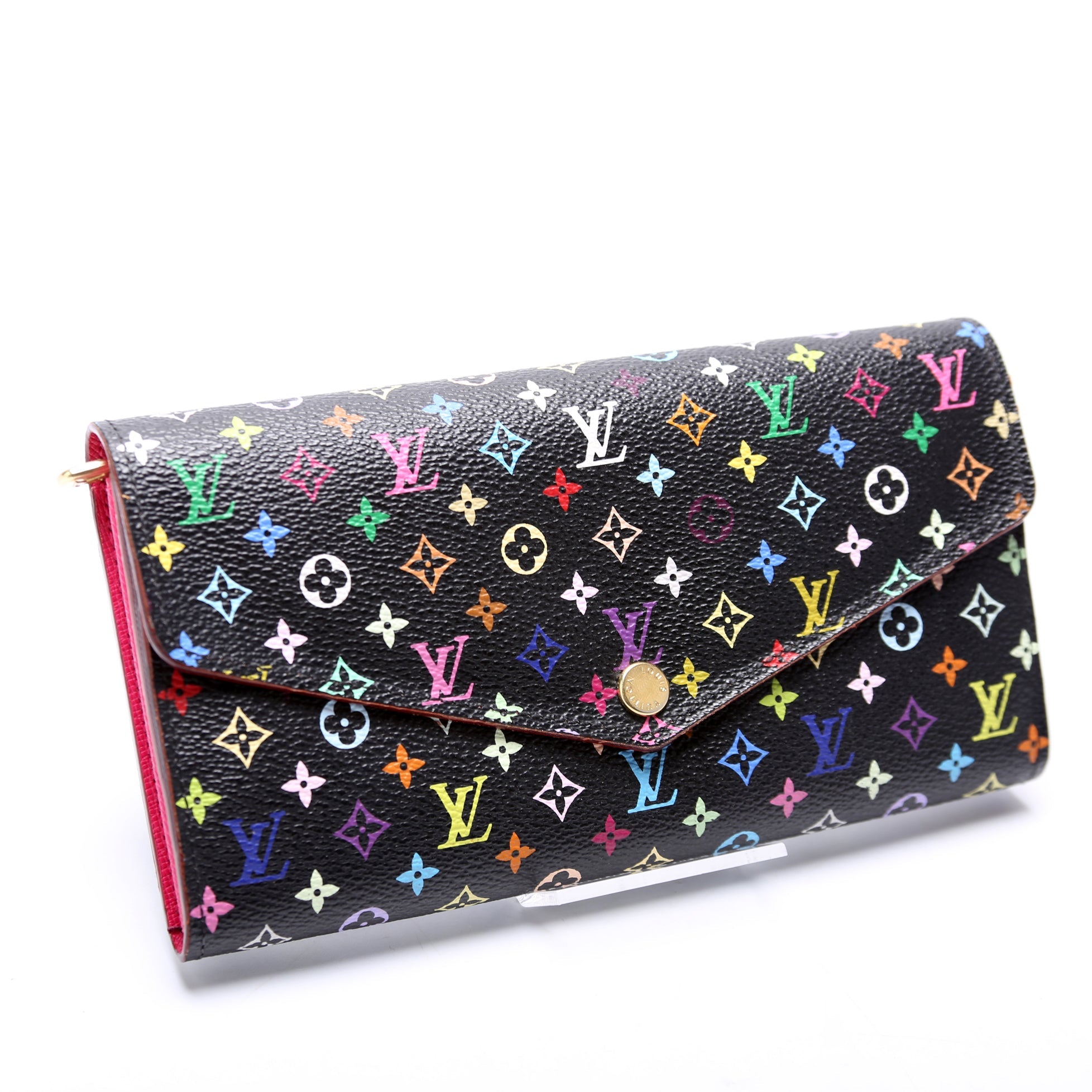 Sarah Wallet NM Multicolor Monogram Black